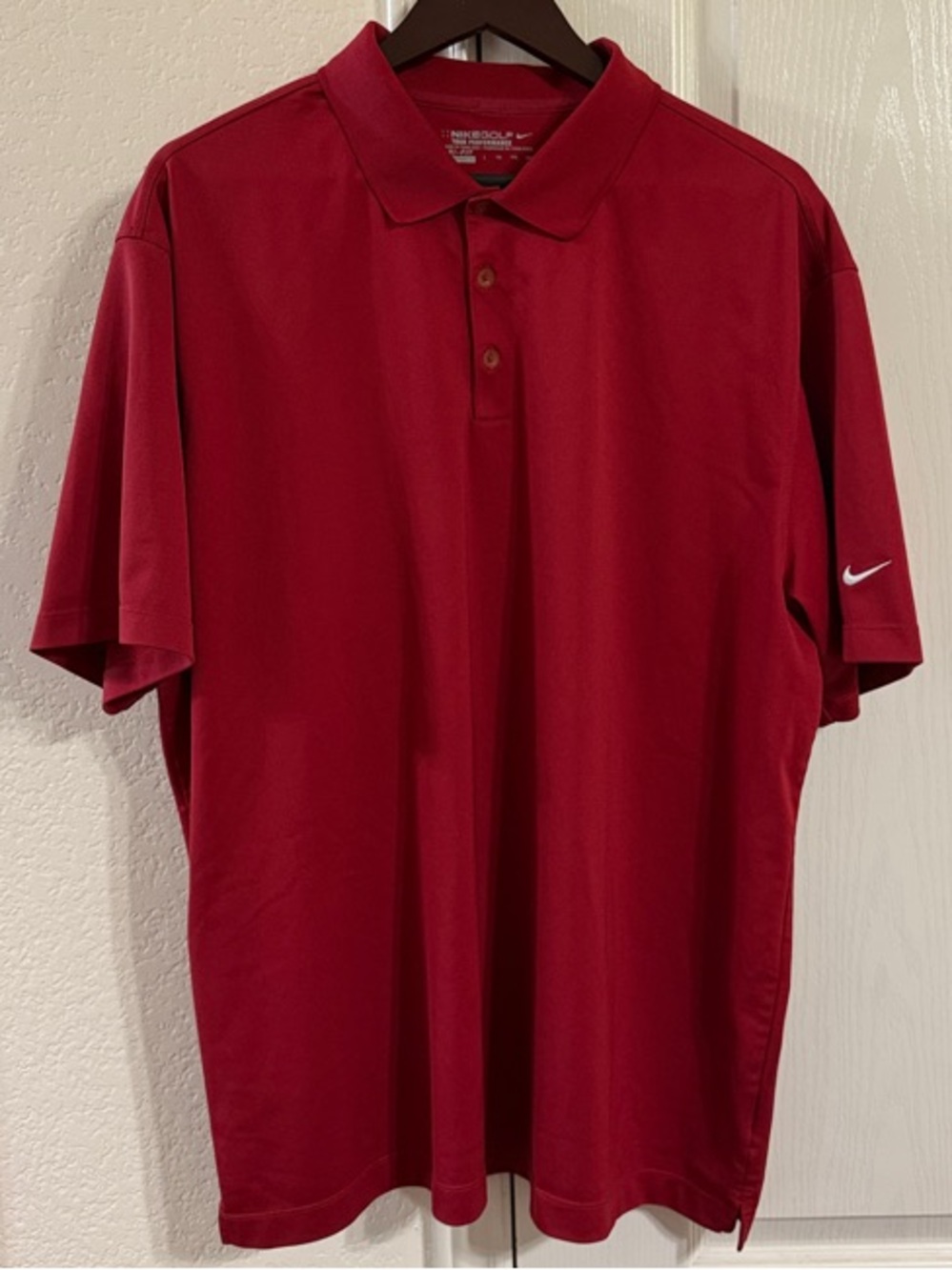 Nike Men’s Varsity Red Short-Sleeve Polo Size XXL